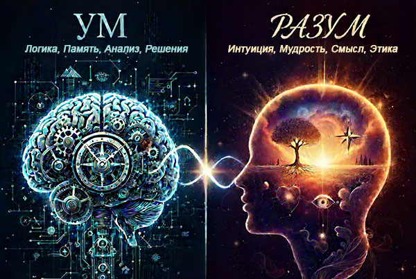 Чем отличается ум от разума и что именно стоит развивать